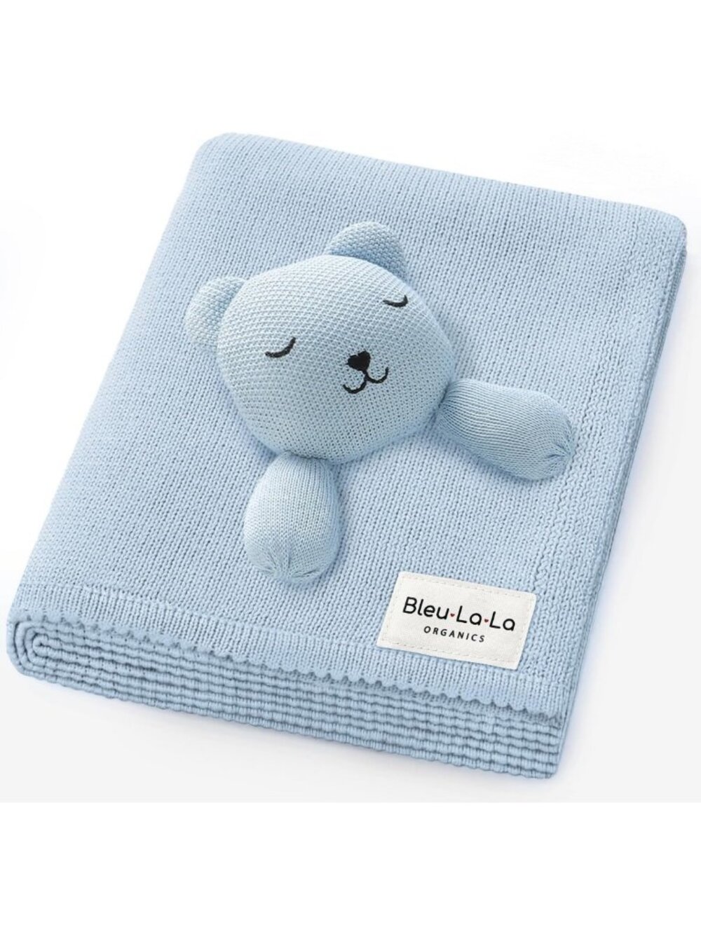 Organic Cotton Baby Blanket & Lovey Set | Soft Security Blanket for Newborns